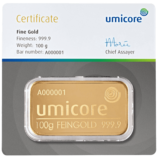 Umicore Gold Bar