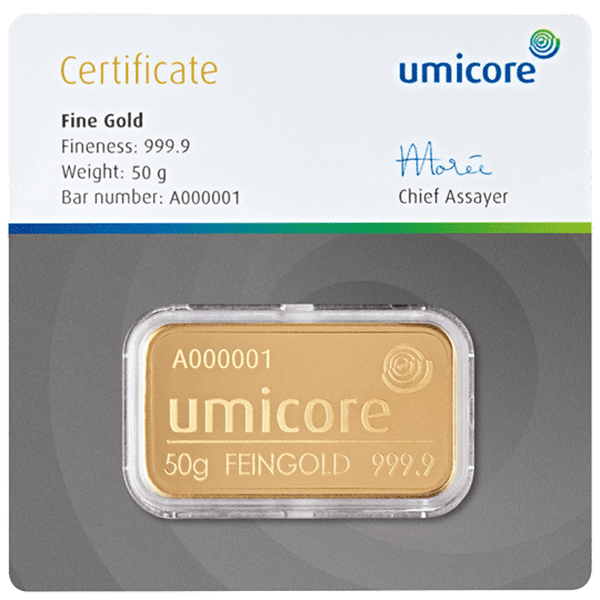 Umicore Gold Bar